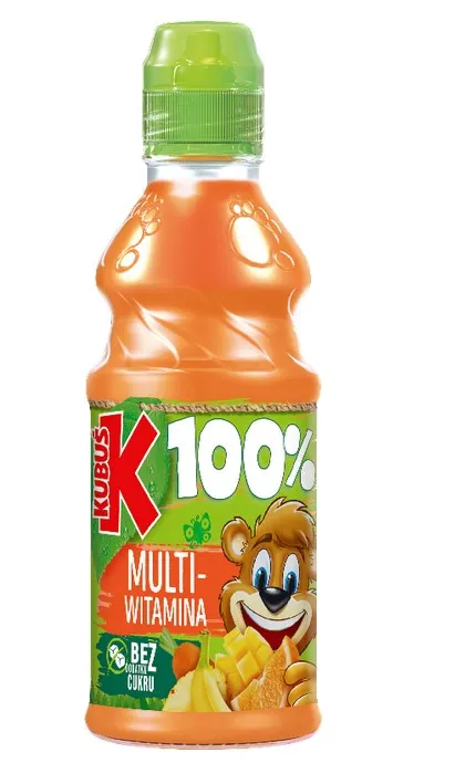 KUBUS -Sok 100% Multiwitamina bez dodatku cukru/ Juice Multivitamin No Sugar Added