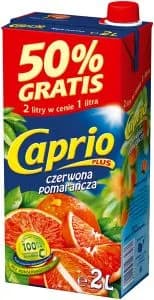CAPRIO -Jablko truskawka/ Apple-Strawberry Drink
