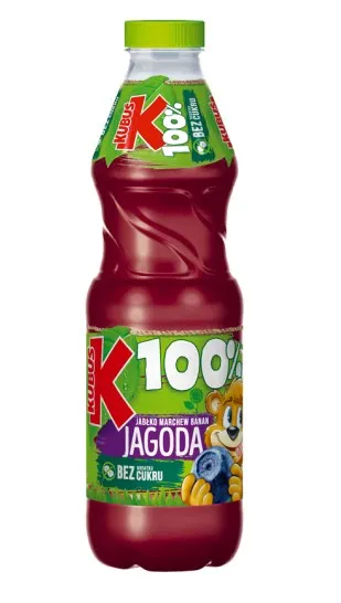 KUBUS -PET Sok Blueberry/ Juice Borowka 850 ml (6/cs)