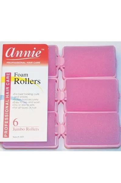 ANNIE Foam Rollers - Pink Jumbo (1 1/2" Diameter)