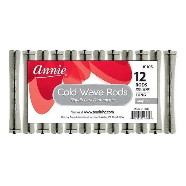 ANNIE Cold Wave Rods - Red Short (1/4" Diameter) 12ct