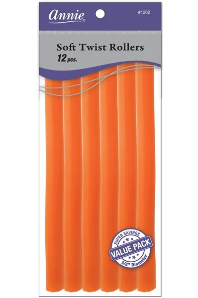 ANNIE Soft Twist Rollers Value Pack (10inch) -Value Pack 5/8" Diameter