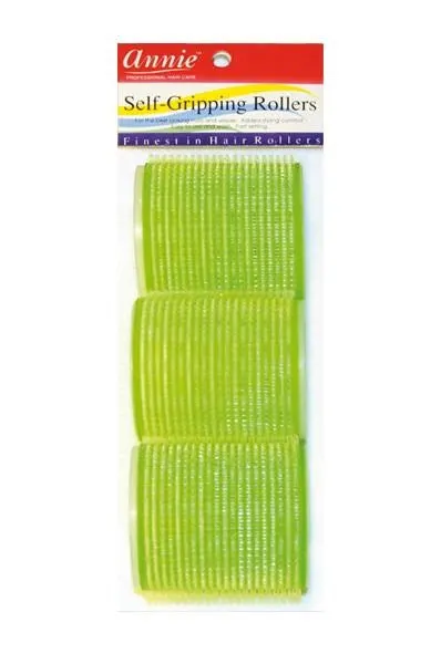 ANNIE Self-Gripping Rollers - 2 1/4" Diameter 3ct (Green)