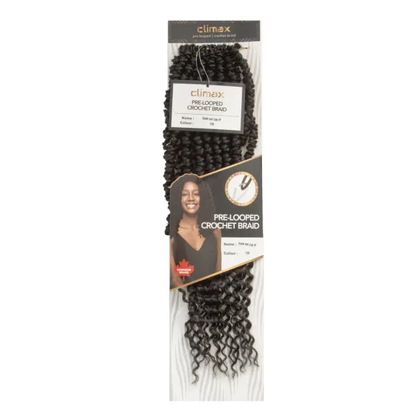 CLIMAX PRE-LOOPED CROCHET BRAID-Double Twist Coily 18" - 4