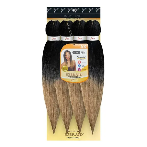 EZBRAID Professional 4X Pre-Stretched Braid (20inch) - T1B/27