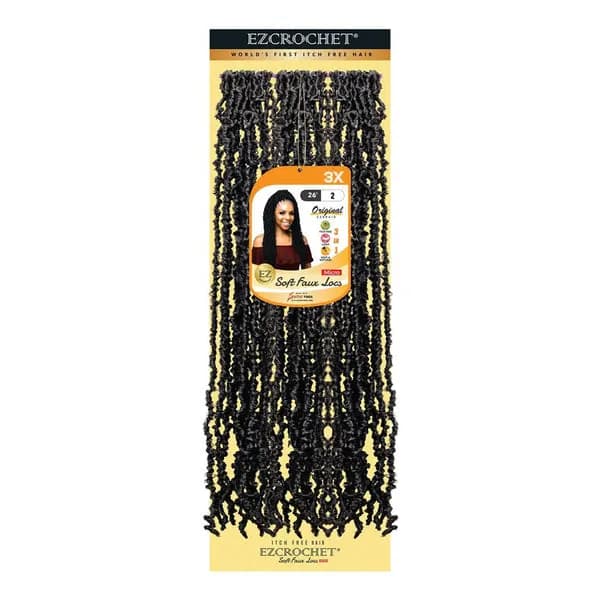 EZBRAID Ezcrochet 3X Soft Faux Locs Micro Braid (26inch) - 2