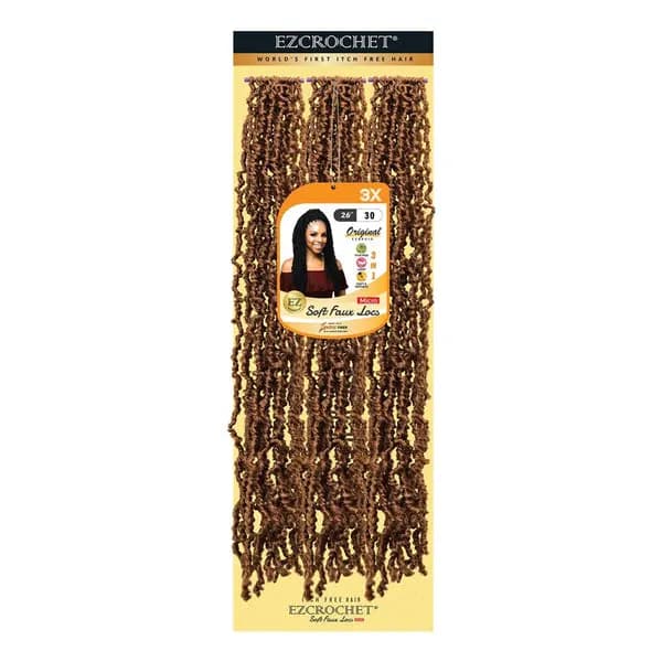 EZBRAID Ezcrochet 3X Soft Faux Locs Micro Braid (26inch) - 30