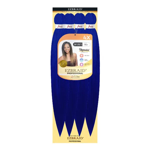 EZBRAID Professional 4X Pre-Stretched Braid (26inch) - Blue