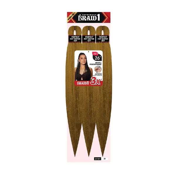 SUPREMACY BRAID1 3X Pre-Stretched Braid (26inch) - 27