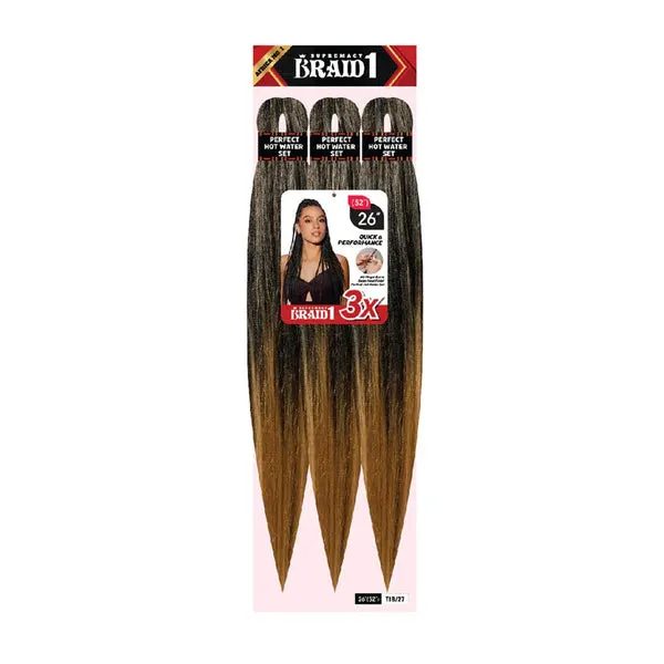 SUPREMACY BRAID1 3X Pre-Stretched Braid (26inch) - T1B/27