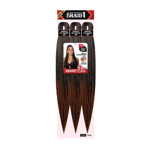 SUPREMACY BRAID1 3X Pre-Stretched Braid (26inch) - T1B/30