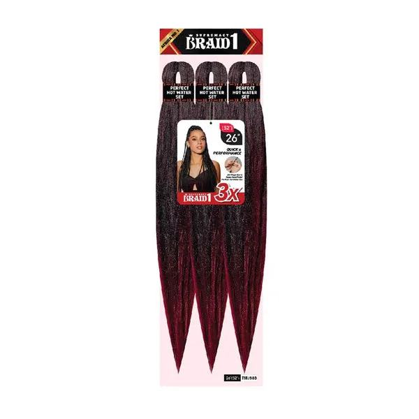 SUPREMACY BRAID1 3X Pre-Stretched Braid (26inch) - T1B/900
