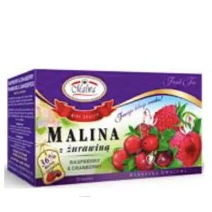 MALWA -Herbata owocowa malina z zurawina/ Raspberry w/ Cranberry