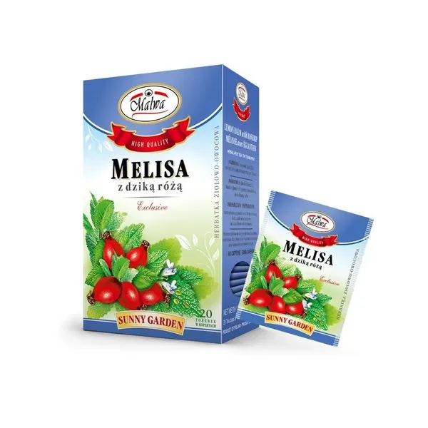 MALWA -Herbata melisa z dzika roza/ Mellisa w/ Roseships Tea