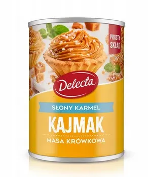 DELECTA -Masa Krowkowa Slony Karmel/ Fudge Salty Caramel Filling