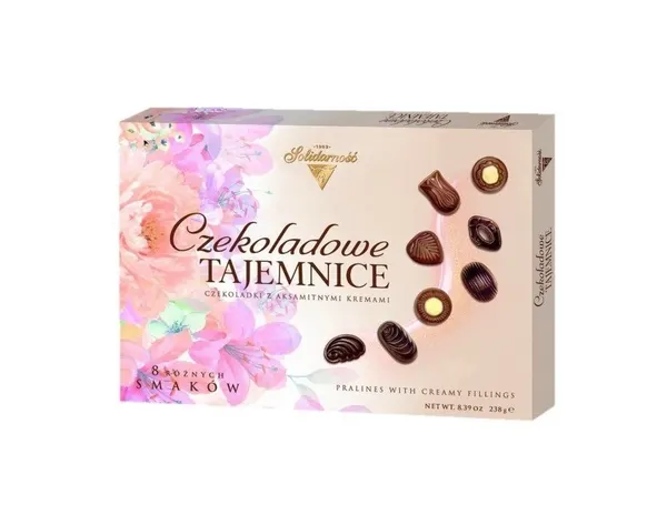 SOLIDARNOSC -Czekoladowe Tajemnice Bombonierka/ Chocolate Secret Box