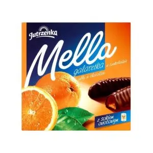 JUTRZENKA -MELLA galaretki pom. w czek./ Orange Jellies in Chocolate