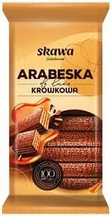SKAWA -Wafle ARABESKA Krowkowa/ Wafers w/ Caramel Fudge Filling