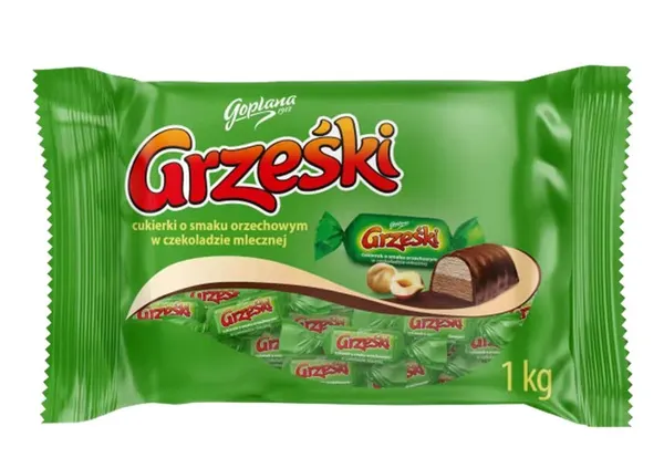 JUTRZENKA -LUZ Cukierki orzechowe Grzeski /Nut Candies