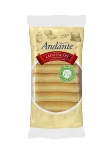 Andante -Biszkopty Andante Lady Fingers / Sponge cakes Lady Fingers 220g (18/cs)
