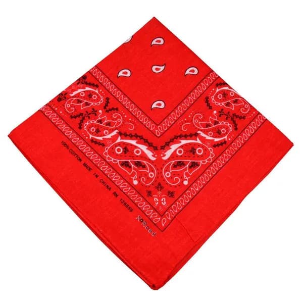 KIM & C Bandana Handkerchief (55cm x 55cm) - White