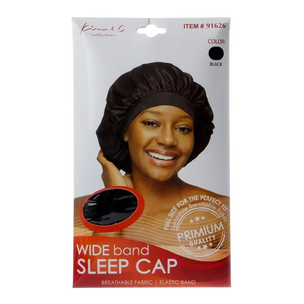 KIM & C Large Wide Band Sleep Cap - Assorted