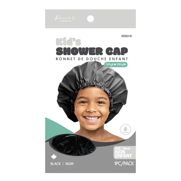 KIM & C Kids Shower Cap - Black