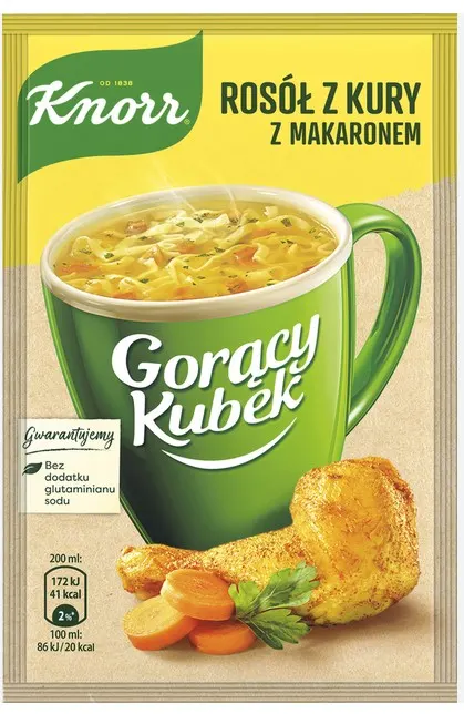 KNOR -Zupa GK Rosol z makar./ Instant chicken soup with noodles