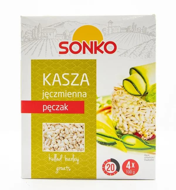 SONKO/RIZANA 2 -Kasza jeczmienna peczak / Barley groats 100g x 4