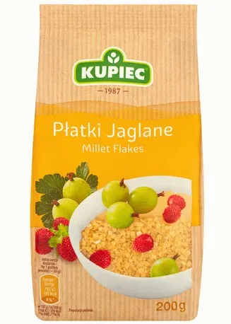 KUPIEC -Millet flakes /Platki jaglane (folia) 200g