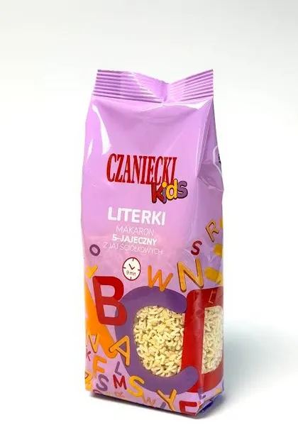 CZANIECKIE -Makaron Literki Kids 250g (12/cs)