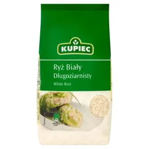 KUPIEC -Ryz bialy - paper bag 1kg (10/cs)
