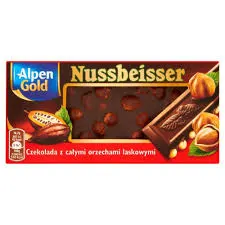 NUSSBEISSER -Czekolada gorzka z orzechowa rasin/ Dark 100g (20/cs)