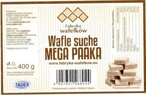 TADEX -Wafle suche MEGA PAAKA 400g(8/cs)