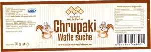 TADEX -Wafle Suche CHRUPAKI 70g(30/cs)