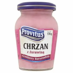 PROVITUS -Chrzan Zurawinowy/CRANBERRY HORSERADISH 170g(12/cs)