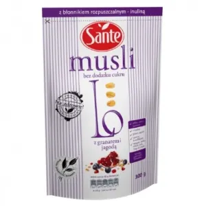 SANTE -Musli bezcukr. jagoda granat 300g (8/cs)