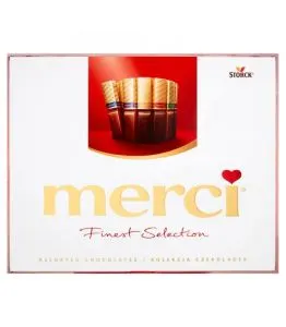 STORCK -MERCI 250g RED CHOCOLATE BOX (10/cs)