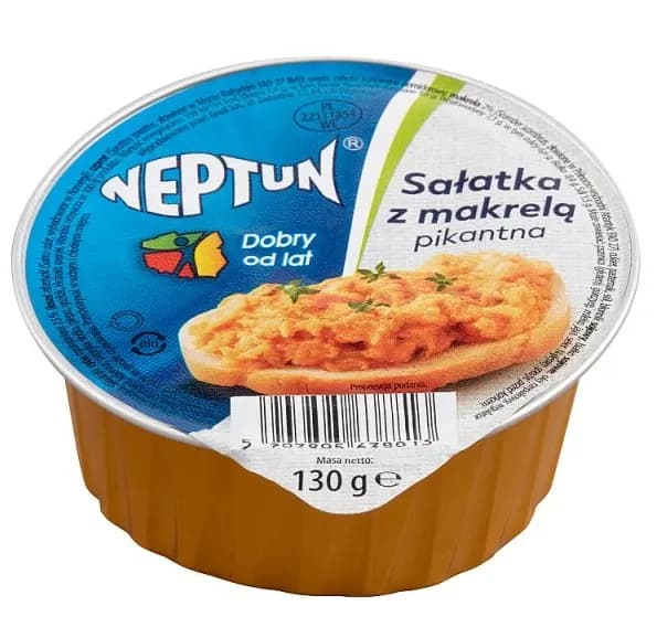 NEPTUN -Salatka z makrela pikantna / Spicy Mackerel Salad