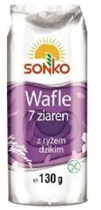 SONKO/RIZANA 2 -Wafle ryz. 130g 7 ziar. z dzikim ryz. (16/cs)