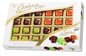 SOLIDARNOSC -BOMB. 400g GOLDEN STARS COLECTION / CHOCOLATE BOX 400g (6/cs)