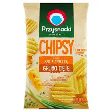 PRZYSNACKI -CHIPS CHEES & ONION 135g