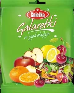 SNIEZKA -200g CHOINKA GALARETKI/FRUIT JELLIES IN CHOC.(7/cs)