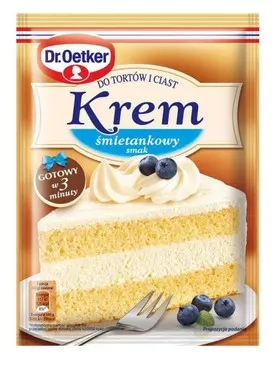DR. OETKER -Krem do tortow smietankowy/ Cream for Cakes