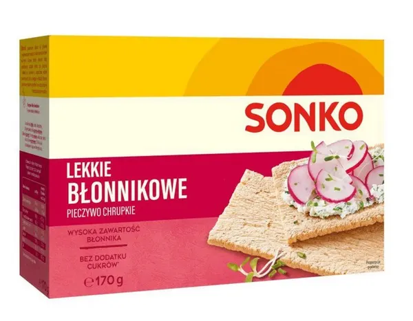 SONKO/RIZANA 2 -Pieczywo Lekkie Blonnikowe 170g / Light & Crisp Extra Fibre