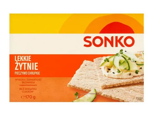 SONKO/RIZANA 2 -Pieczywo Lekkie Zytnie / Light Rye Crisp Bread
