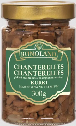 RUNOLAND -Kurki Marynowane / Pickled Chanterelles 220g/246ml