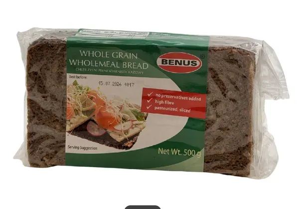 MESTEMACHER -Chleb razowy pelnoziarnisty / Wholemeal whole grain bread 500g (032)