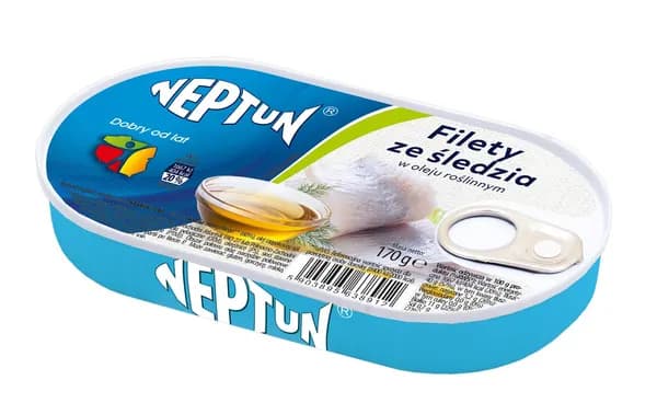 NEPTUN -Filety sledziowe w oleju / Herring Fillets in Oil