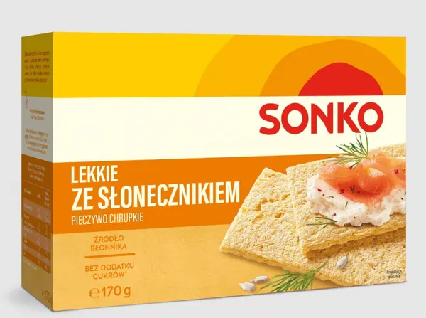 SONKO/RIZANA 2 -Crispbread with sunflower seeds / Pieczywo ze słonecznikiem